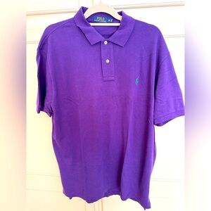 Ralph Lauren Purple Polo Shirt for Men
